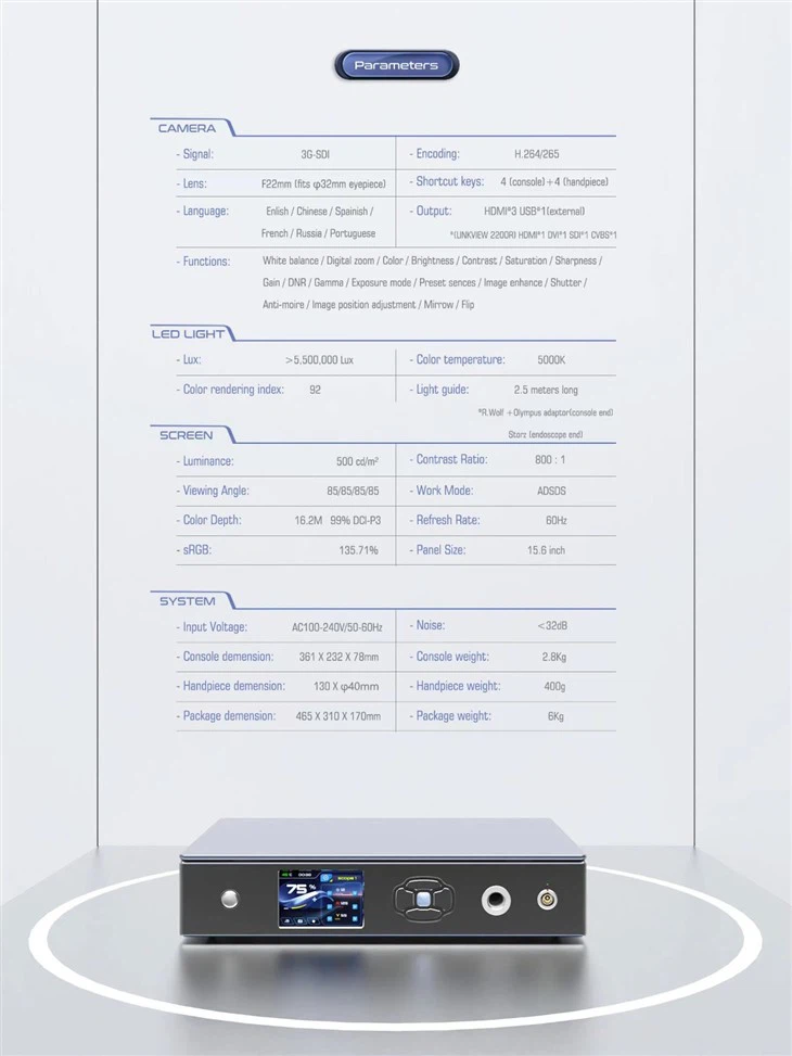 3-in-1 2200 Laparoscopic Camera